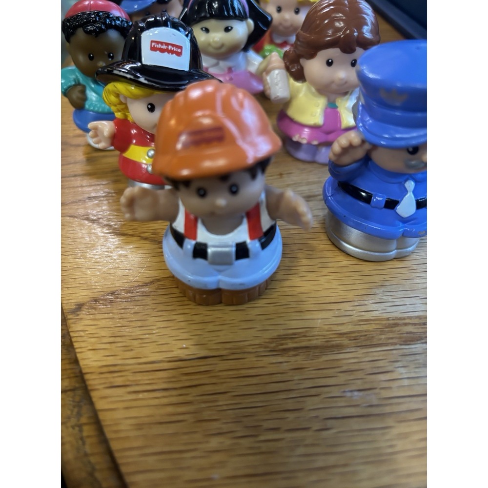 Vintage 2000 Fisher Price Little‎ People Various Jobs And Characters Lot Of 8 - Picture 4 of 9